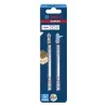 Jigsaw blade Bosch T 308 BO High carbon steel HCS 2 pcs Hardwood Wood