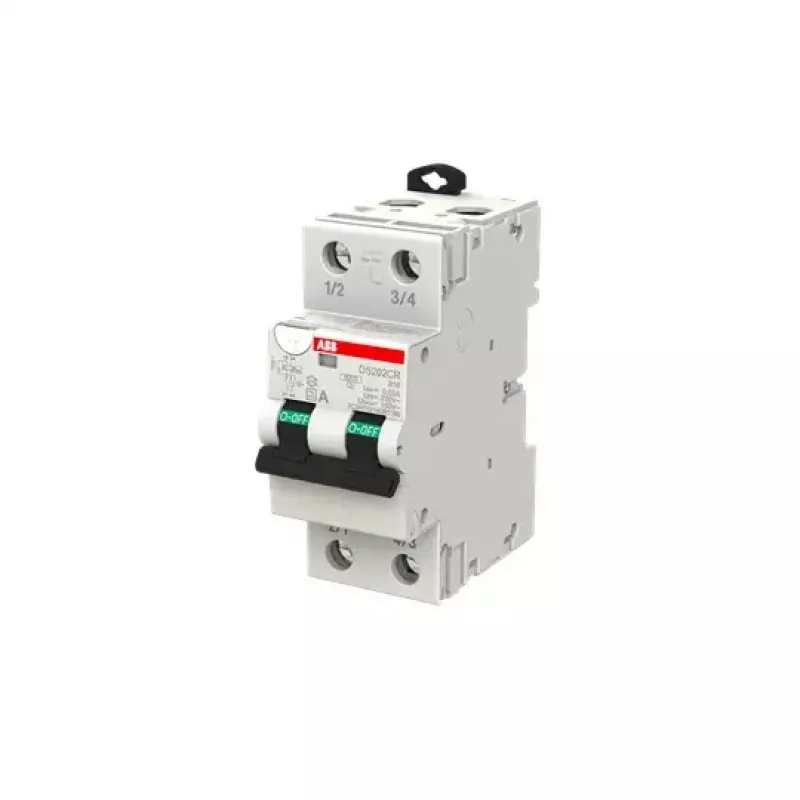 Residual-current circuit breaker ABB DS202CR B16 A30 — Type B, Type A residual, 16 A, 4000 V, 36×72×86 mm