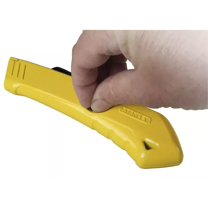 Utility knife Stanley STHT0-10193 Black Stainless steel Yellow Razor blade 22 mm width 165 mm length