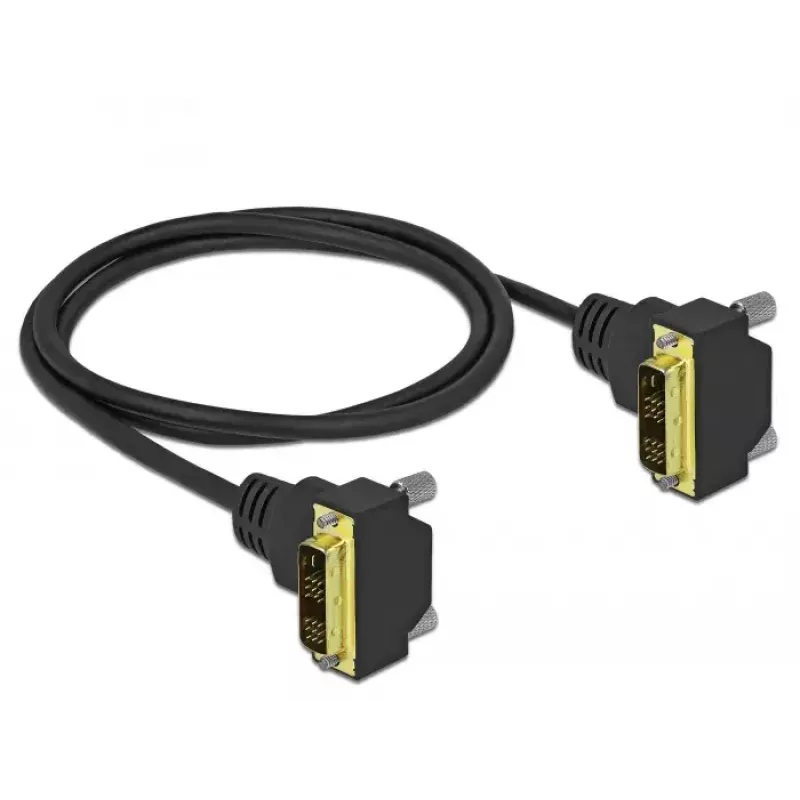 DVI cable DeLOCK 85905 1 m DVI-D Black