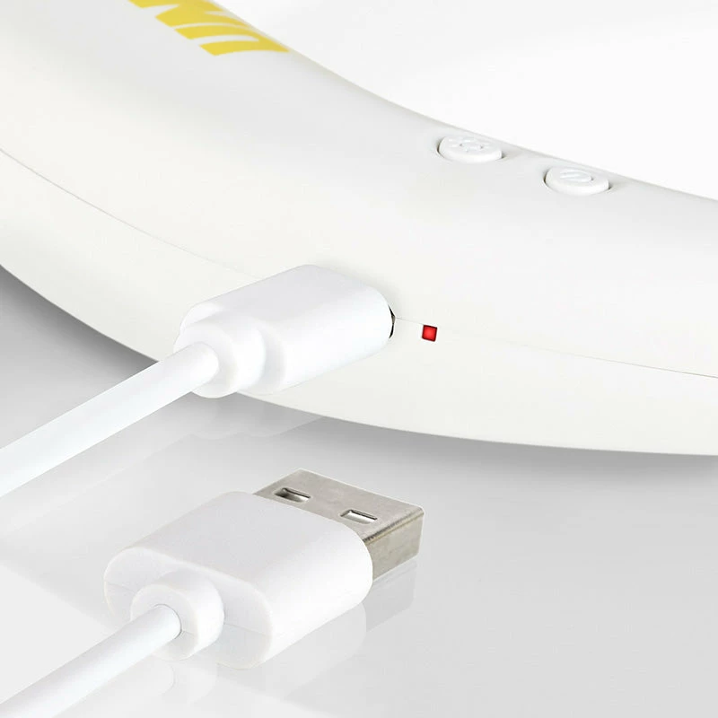 Unold Neck Fan Breezy White, White, Yellow, 2 fan(s), 8 h, Neck fan, White, 1 pc(s)