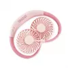 Unold Neck Fan Breezy Pink, Pink, 2 fan(s), 8 h, Neck fan, White, 1 pc(s)