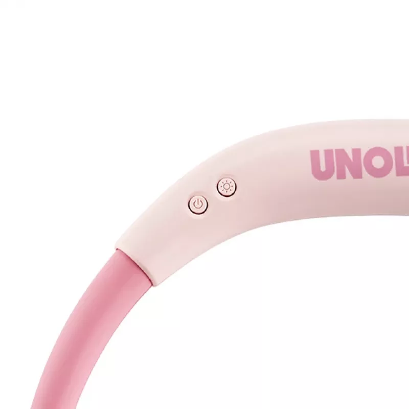Unold Neck Fan Breezy Pink, Pink, 2 fan(s), 8 h, Neck fan, White, 1 pc(s)