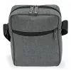 Messenger bag WEDO 59 350512 — Polyester grey unisex shoulder/handbag, zipper closure