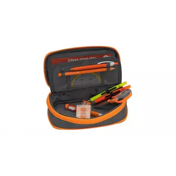 Soft pencil case WEDO Neon Stretch Grey Orange