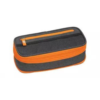 Soft pencil case WEDO Neon Stretch Grey Orange