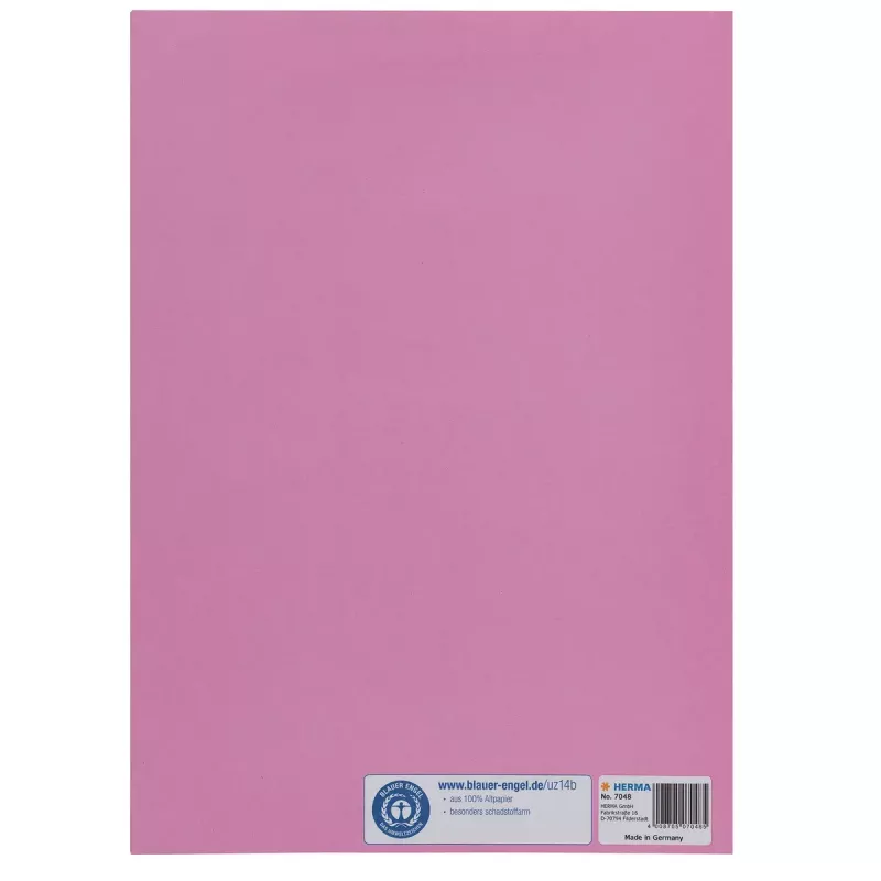 Magazine/book cover HERMA 7048 Pink