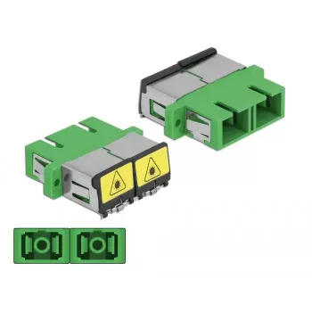 Optical Fiber Coupler DeLOCK 86892 SC Duplex Female to SC Duplex Female Green