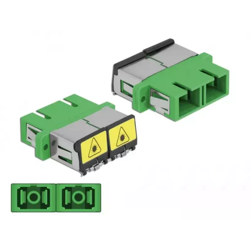 Optical Fiber Coupler DeLOCK 86892 SC Duplex Female to SC Duplex Female Green