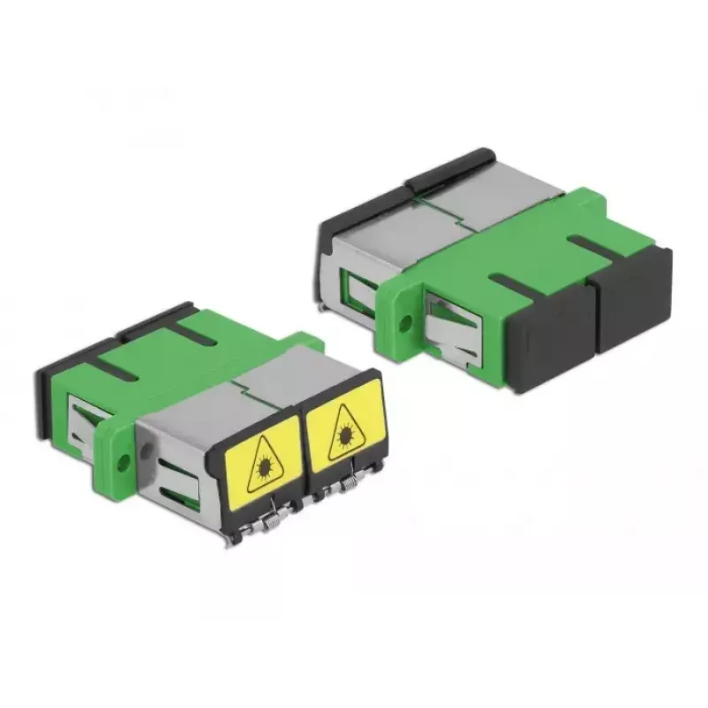 Optical Fiber Coupler DeLOCK 86892 SC Duplex Female to SC Duplex Female Green