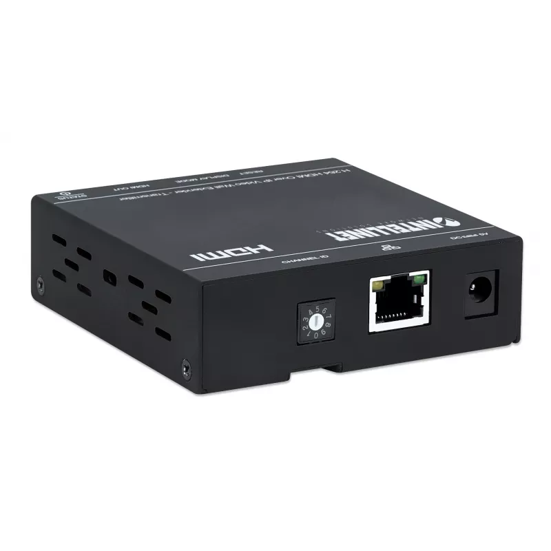 Intellinet H.264 HDMI Over IP Video Wall Extender - Transmitter Distributes an H.264-compressed 1080p HDMI Signal up to 500 m (1,640 ft.) Over a Network; Video Wall, Unicast & Multicast Streaming; Mountable, Black