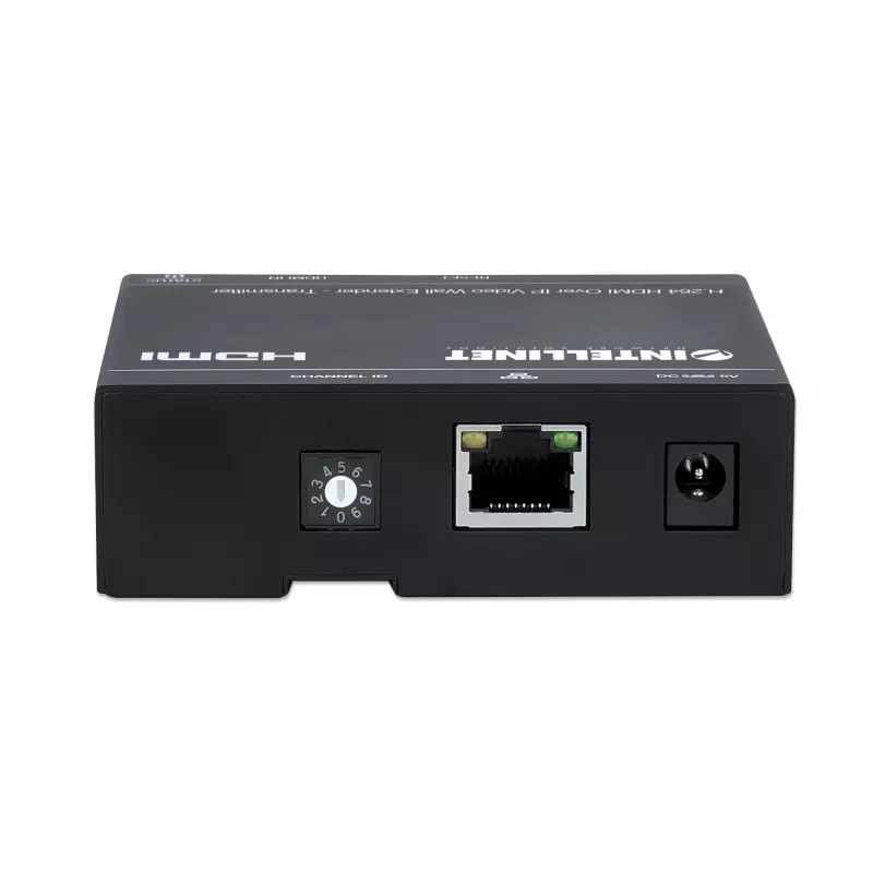 Intellinet H.264 HDMI Over IP Video Wall Extender - Transmitter Distributes an H.264-compressed 1080p HDMI Signal up to 500 m (1,640 ft.) Over a Network; Video Wall, Unicast & Multicast Streaming; Mountable, Black