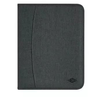 Personal organizer WEDO 58 354412 A4 grey polyester with 4-ring mechanism