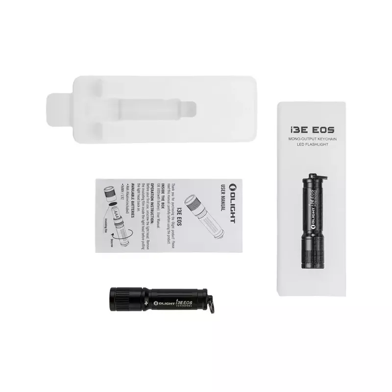 Hand flashlight Olight i3E Black LED 90 lm IPX8 70 h