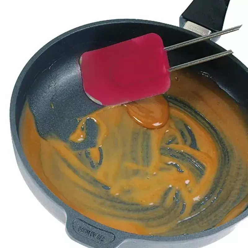 Silicone dough scraper Westmark 15462270 Red silicone blade stainless steel handle