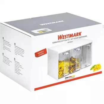 Dispenser Westmark Roma Rectangular 3 L Transparent White