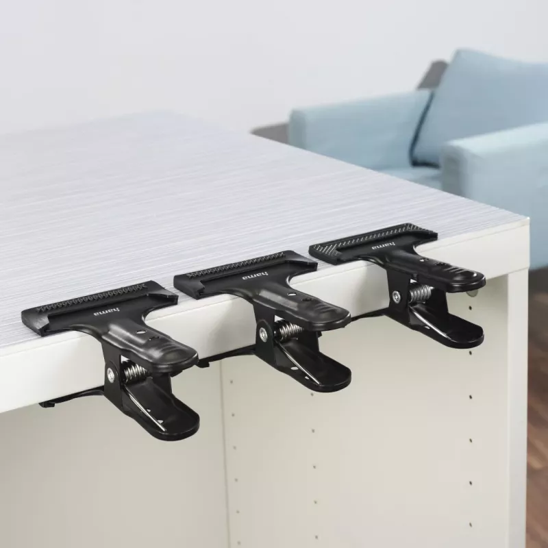 Clamp set Hama Studio Clamp 40 Clamp opening 6 cm Black