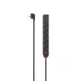 Hama 00223184 power extension 1.4 m 5 AC outlet(s) Indoor Black
