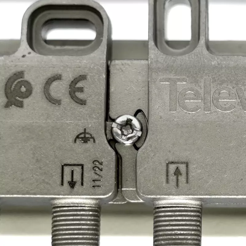 Cable splitter Televes 519502 Stainless steel 5-2400 MHz