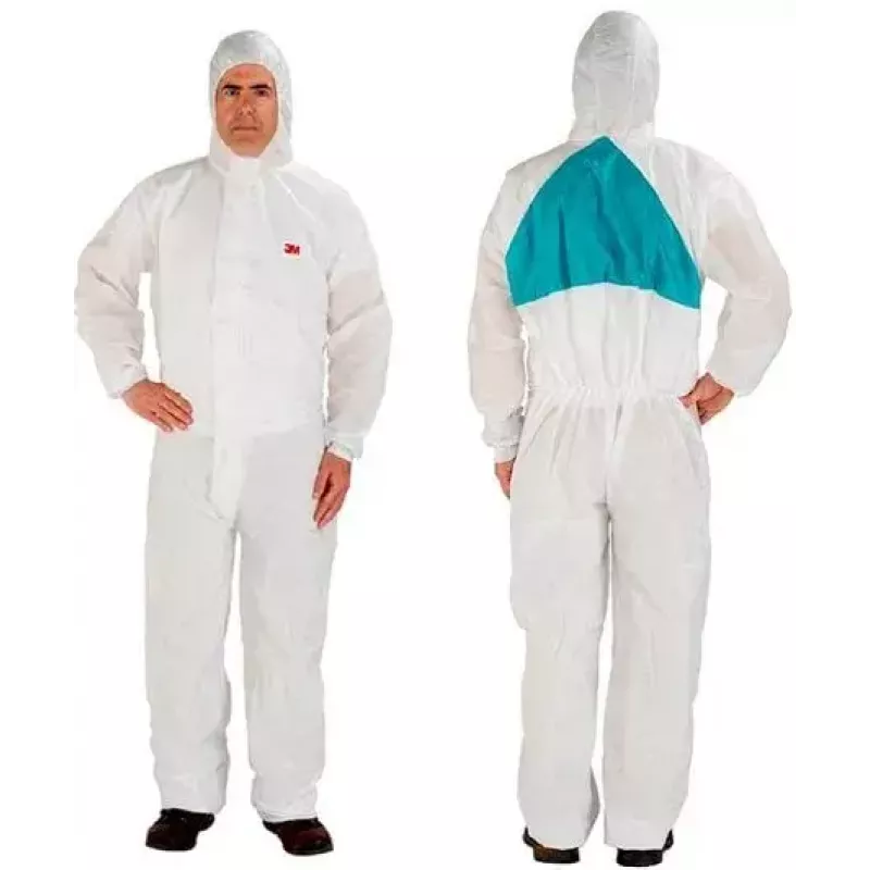 Protective Coverall 3M 4520 Green White 3XL Adult SMS Material