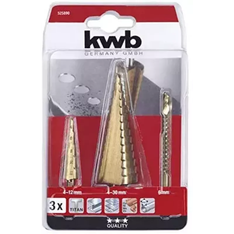 Drill Bit KWB 525890 High-Speed Steel HSS 10mm Depth 155mm Height