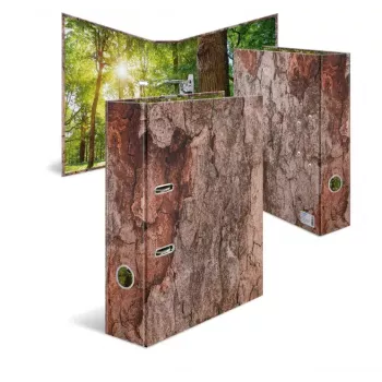 Ring binder HERMA 19653 A4 Brown Round ring Storage