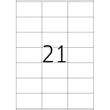 Labels HERMA Premium A4 70x42 mm white paper matt 2100 pcs