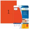 Self-adhesive printer label HERMA Coloured Labels A4 210x297 mm red paper matt 20 pcs.
