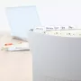 Tab labels HERMA A4 45.7x16.9 mm white Movables 1600 pcs