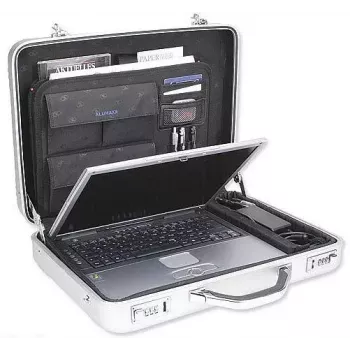 Briefcase Alumaxx Mercato 45188 Silver