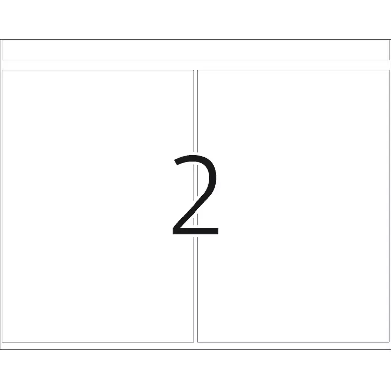 Labels for printing presses HERMA DP1 74x105 mm