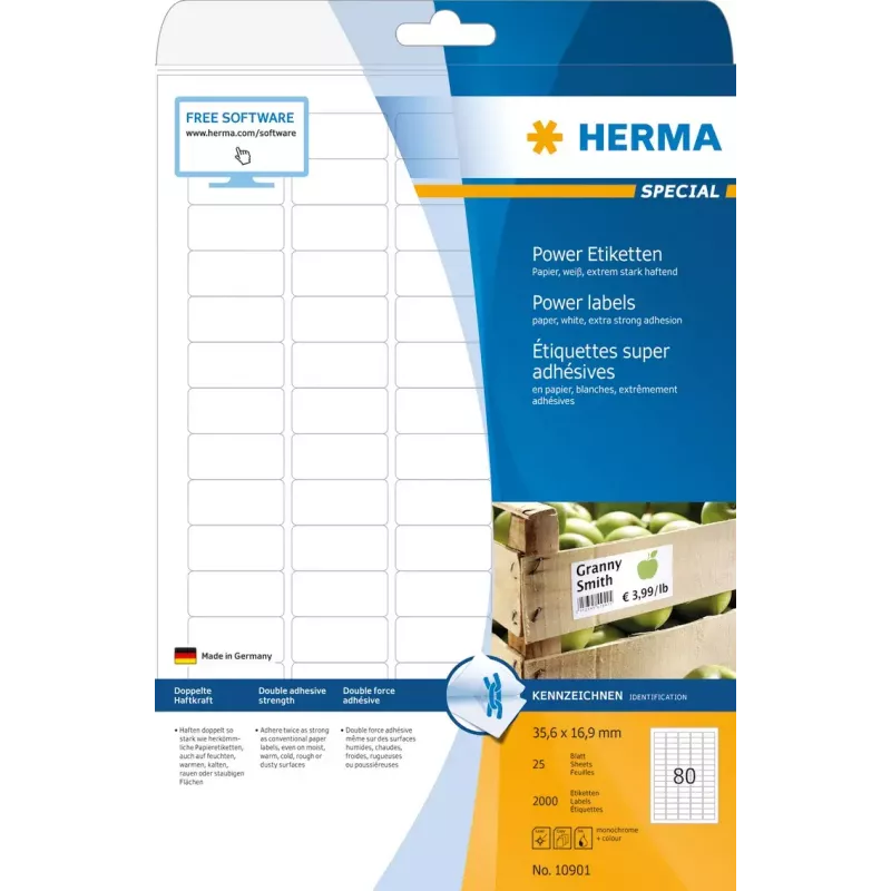 Self-adhesive printer label HERMA 10901