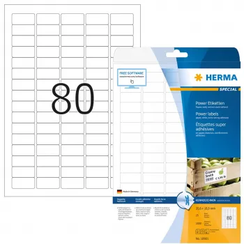 Self-adhesive printer label HERMA 10901