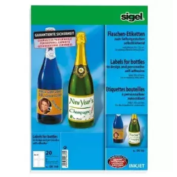 Self-adhesive label Sigel DE160