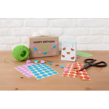 Colour Coding Dots, Avery, Green