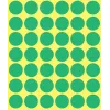 Colour Coding Dots, Avery, Green