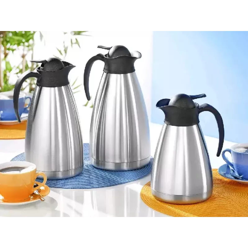 Vacuum Flask Esmeyer THERMOART 1 L Black Stainless Steel