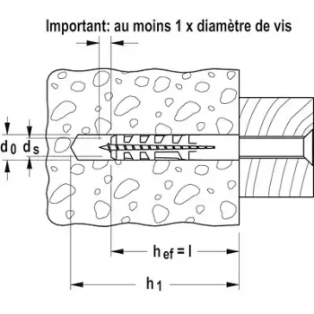 Expansion plug Fischer S 5