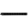 Power Distribution Unit Eurolite 30240215 8 AC Outlets 1U Black