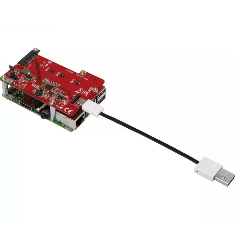 Expansion board Renkforce M.2 SATA SSD for Raspberry Pi