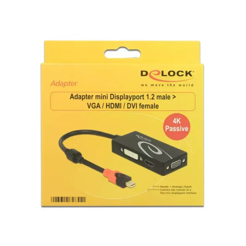 Laptop Dock DeLOCK 62855 Wired Black