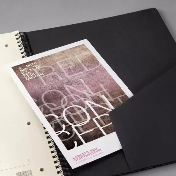 Writing Notebook Sigel CONCEPTUM A4 160 Sheets Black