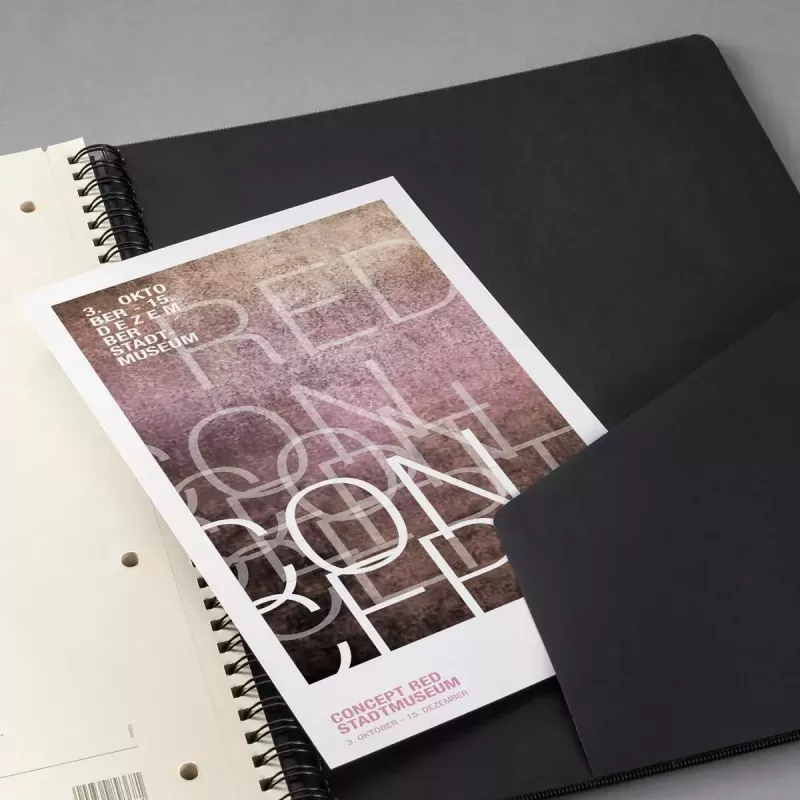 Writing Notebook Sigel CONCEPTUM A4 160 Sheets Black