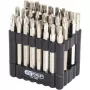 Screwdriver bit set KS Tools 911.7550 — 32 pcs, nickel, 75 mm, 1/4 inch (25.4/4 mm) hex shank