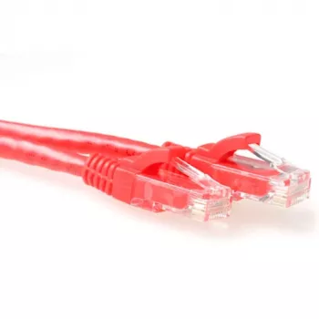 ACT Red 7 meter U/UTP CAT6 patch cable snagless with RJ45 connectors