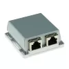 Surface-mounted shielded outlet box ACT FA7004, 2-port CAT6A