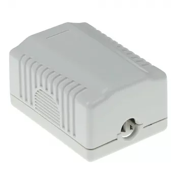 Surface-mounted shielded outlet box ACT FA7005 — 1-port, Cat6A