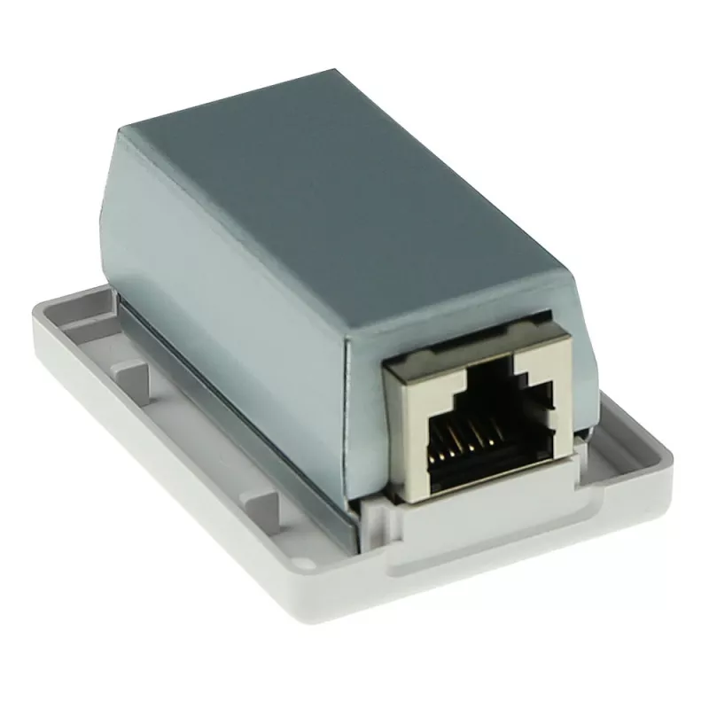 Surface-mounted shielded outlet box ACT FA7005 — 1-port, Cat6A