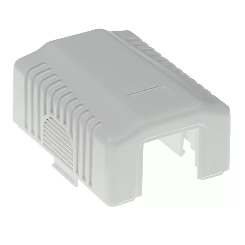 Surface-mounted shielded outlet box ACT FA7005 — 1-port, Cat6A