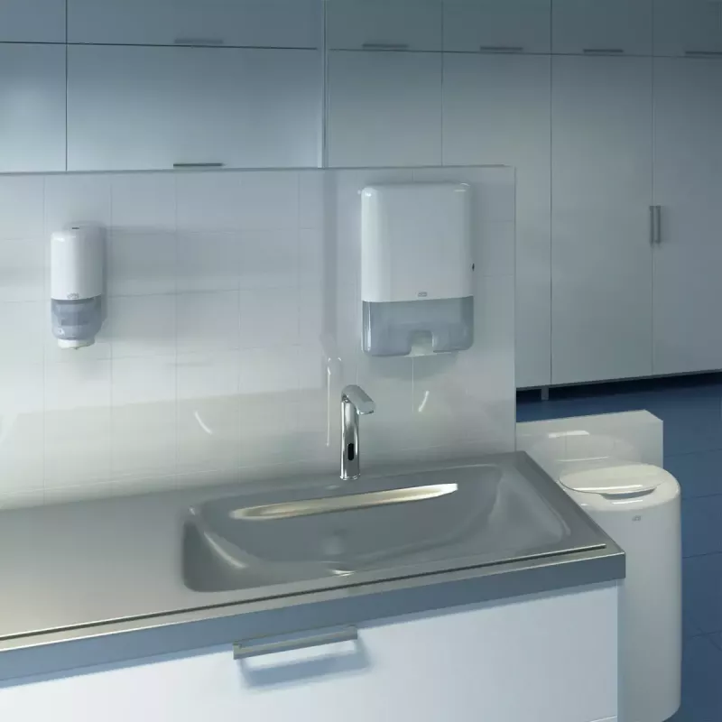 Soap Dispenser Tork 561600 White Width 112 mm Depth 128 mm Height 278 mm